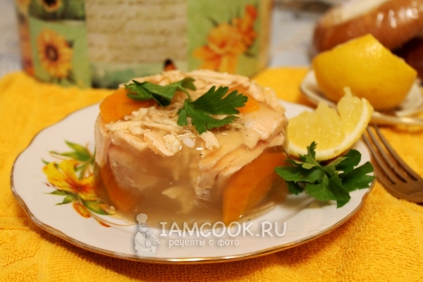 Фото заливного из форели