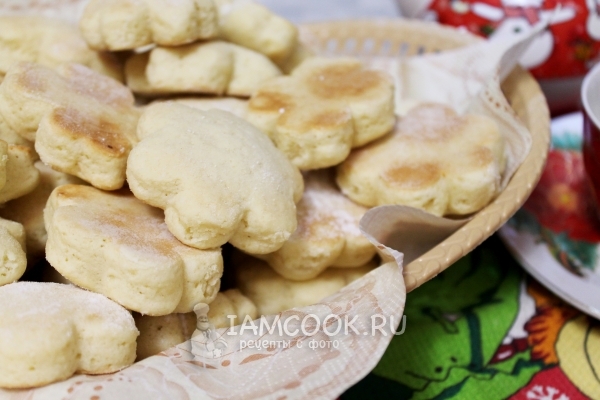 Рецепт печенья на сметане на скорую руку