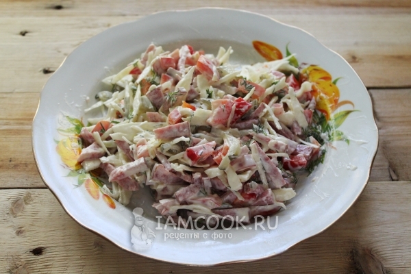 Размешать салат