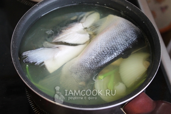 Положить рыбу