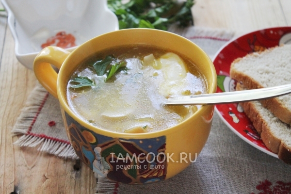 Грибной суп из свежих грибов