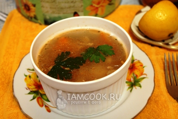 Поставить бульон для застывания