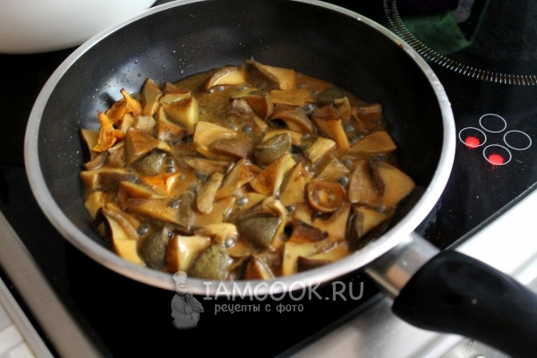 Потушить грибы