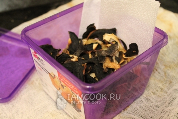 Фото сушеных подосиновиков в домашних условиях