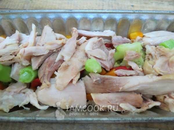 Выложить мясо