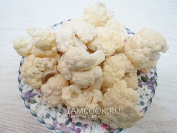 Разобрать капусту на соцветия