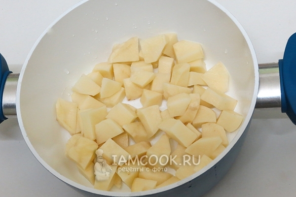 Порезать картофель