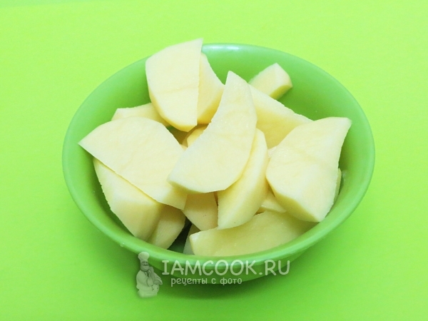 Порезать картофель