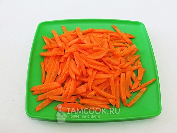 Порезать морковь