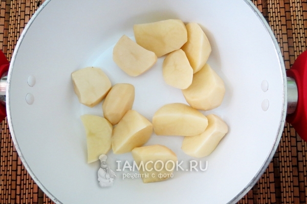 Порезать картофель