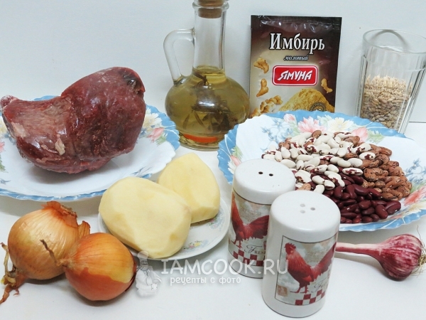 Ингредиенты для чолнта