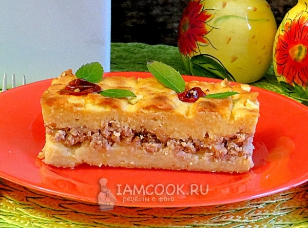 Фото картофельной запеканки со свиным фаршем и сыром