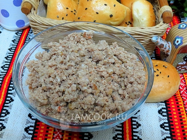 Рецепт очень вкусной мясной начинки для пирожков из дрожжевого теста