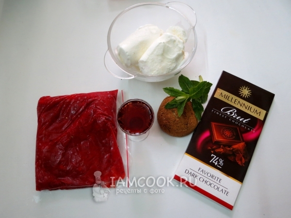 Ингредиенты для десерта для взрослых