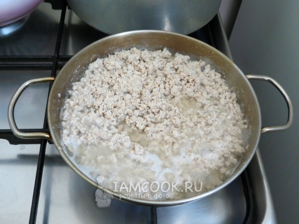 Обжарить фарш