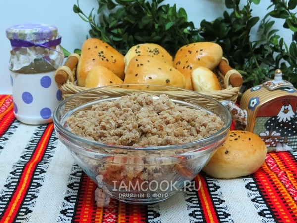 Фото очень вкусной мясной начинки для пирожков из дрожжевого теста