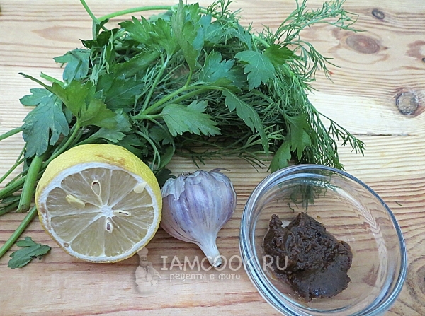 Ингредиенты для соуса