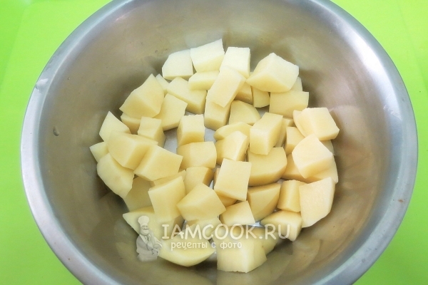 Порезать картофель