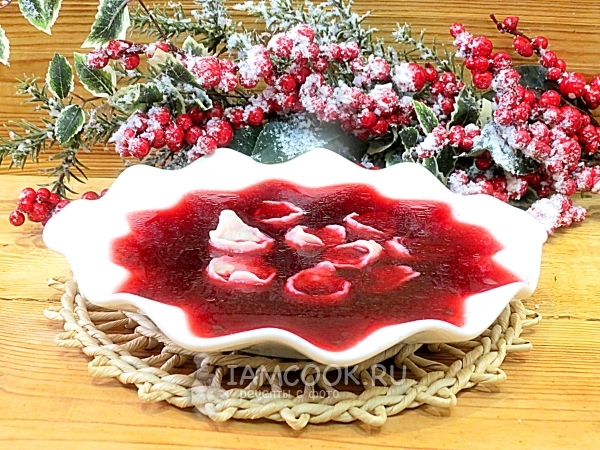 Рецепт старопольского борща с ушками