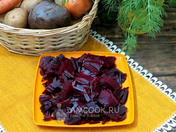 Нарезать бурак