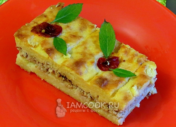 Рецепт картофельной запеканки со свиным фаршем и сыром