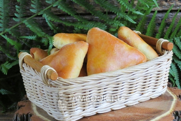 Рецепт пирожков с капустой и грибами в духовке