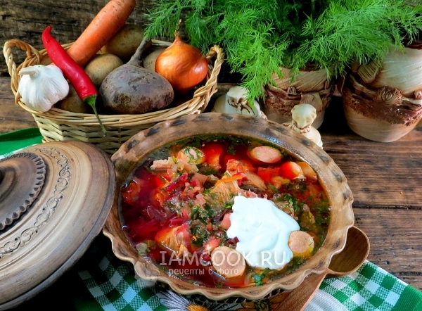 Фото борща по-белорусски