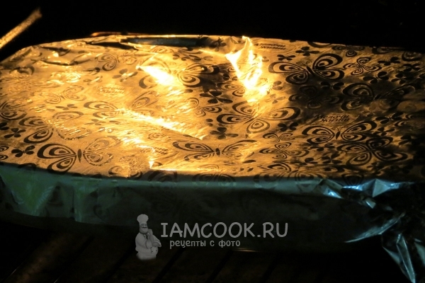 Поставить форму в духовку