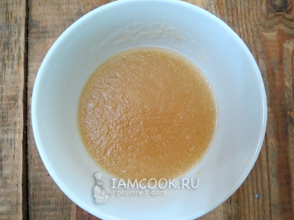 Залить желатин водой