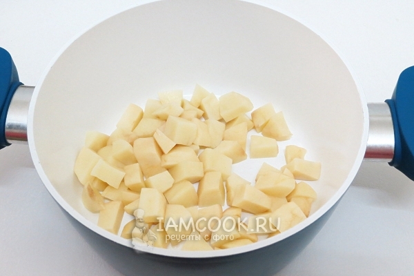 Порезать картофель