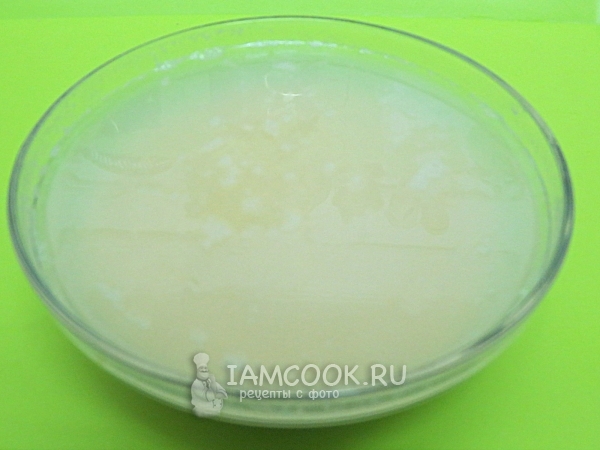 Промыть пшено