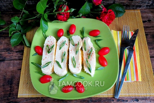 Рецепт омлета в мешочке с молоком