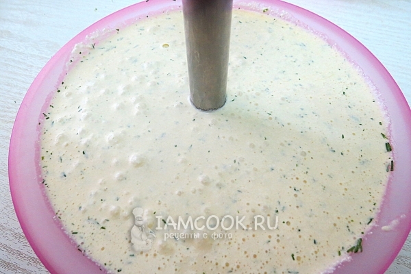 Взбить тесто блендером