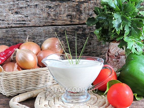 Фото лукового соуса
