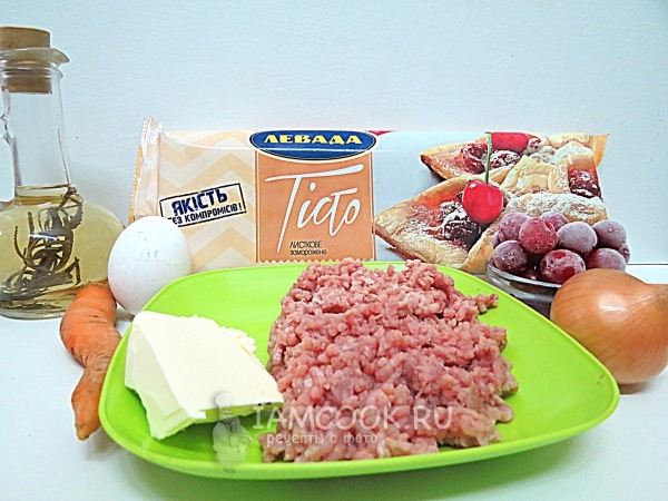 Ингредиенты для мясного венка