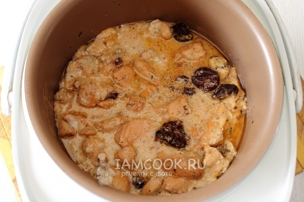 Рецепт тушеного кролика с черносливом