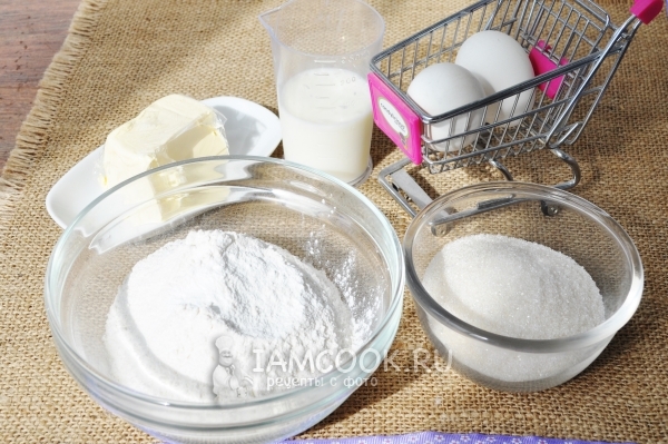 Ингредиенты для классических капкейков