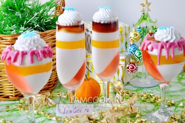 Фото многоцветного желе