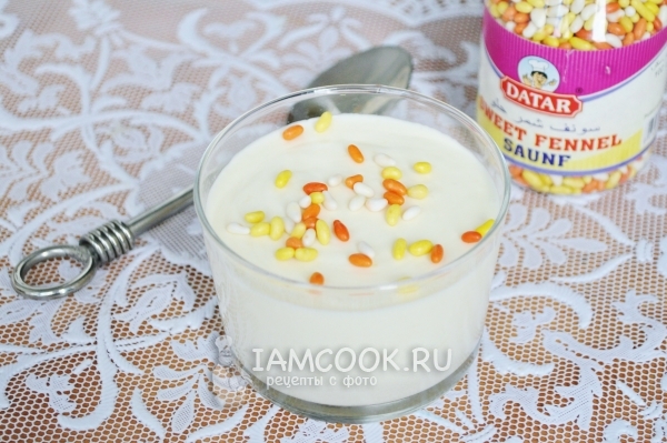 Фото творожного десерта на апельсиновом фреше