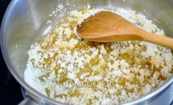 Начать нагрев сахара