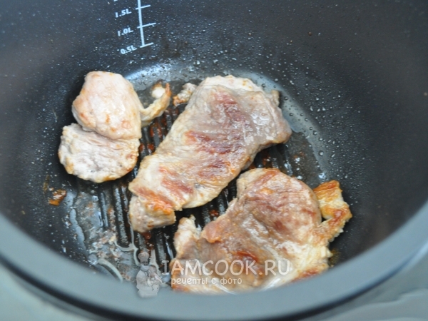 Пожарить мясо