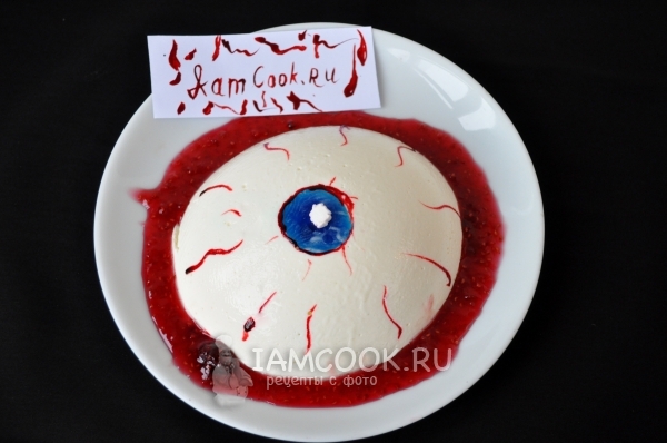 Фото сметанного желе для Хэллоуина
