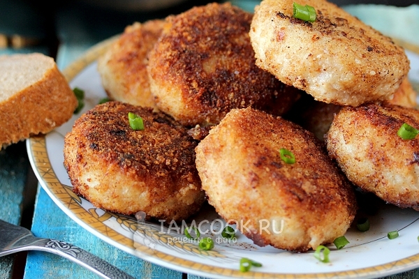 Фото котлет из щуки с салом