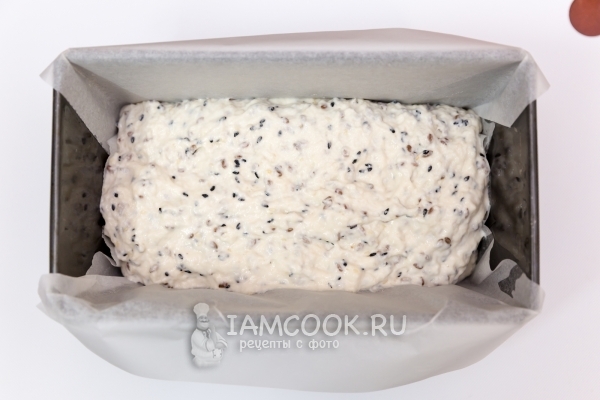 Тесто для пшеничного хлеба без замеса на сухих дрожжах