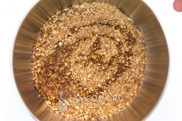 Измельчить печенье