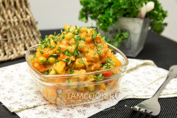 Фото овощного рагу с картошкой