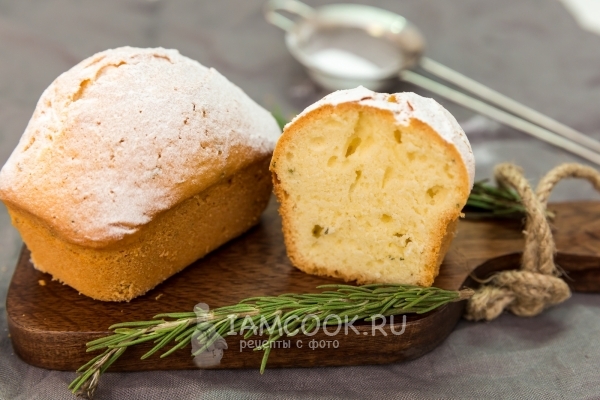 Фото кекса с розмарином