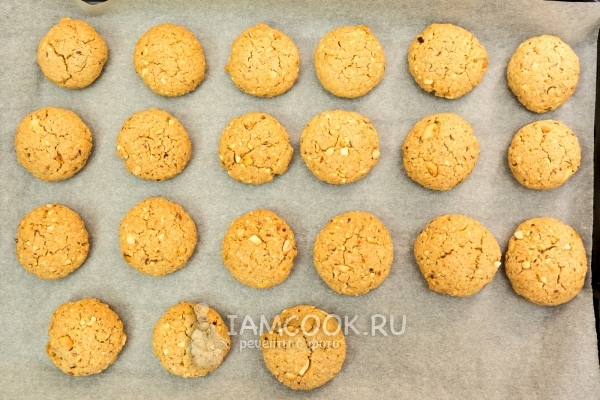 Рецепт печенья с арахисом
