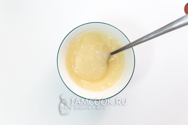 Залить желатин водой