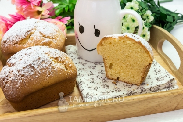 Фото кекса на желтках